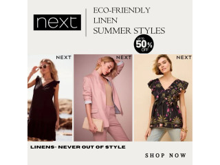 Summer Savings: Next UAE Coupon Code for 50% Off Women's Linen Collection