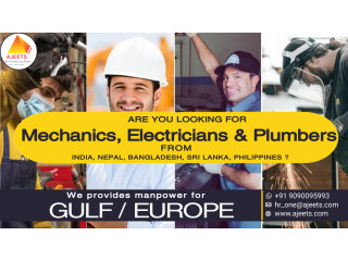 Looking for Plumbers or Electricians or Technicians!!!