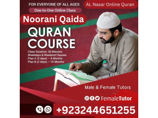 Noorani Qaida Online Classes at Home +923244651255