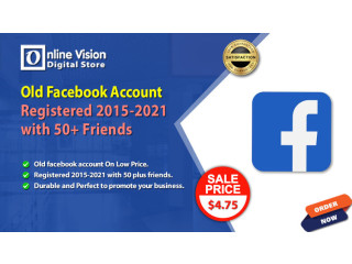 Buy Old Facebook Account with 50+ Friends - Online Vision Digital Store