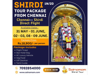 Direct Shirdi Package from Chennai