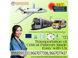 Use Panchmukhi Air Ambulance Services in Kolkata with Authentic Ventilator Setup