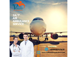 Take Vedanta Air Ambulance Service in Bhopal for the State-of-the-art Medical Features