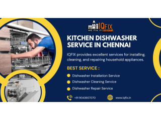 Dishwasher Installation, Cleaning And Repair Services In Chennai Iqfix