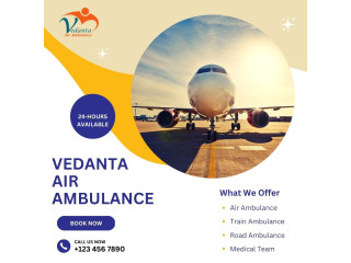Hire Vedanta Air Ambulance in Raipur with Trusted Medical Accessories